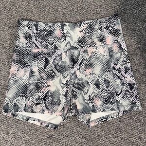 Jessica Simpson Snake Print Workout Shorts, Size L
